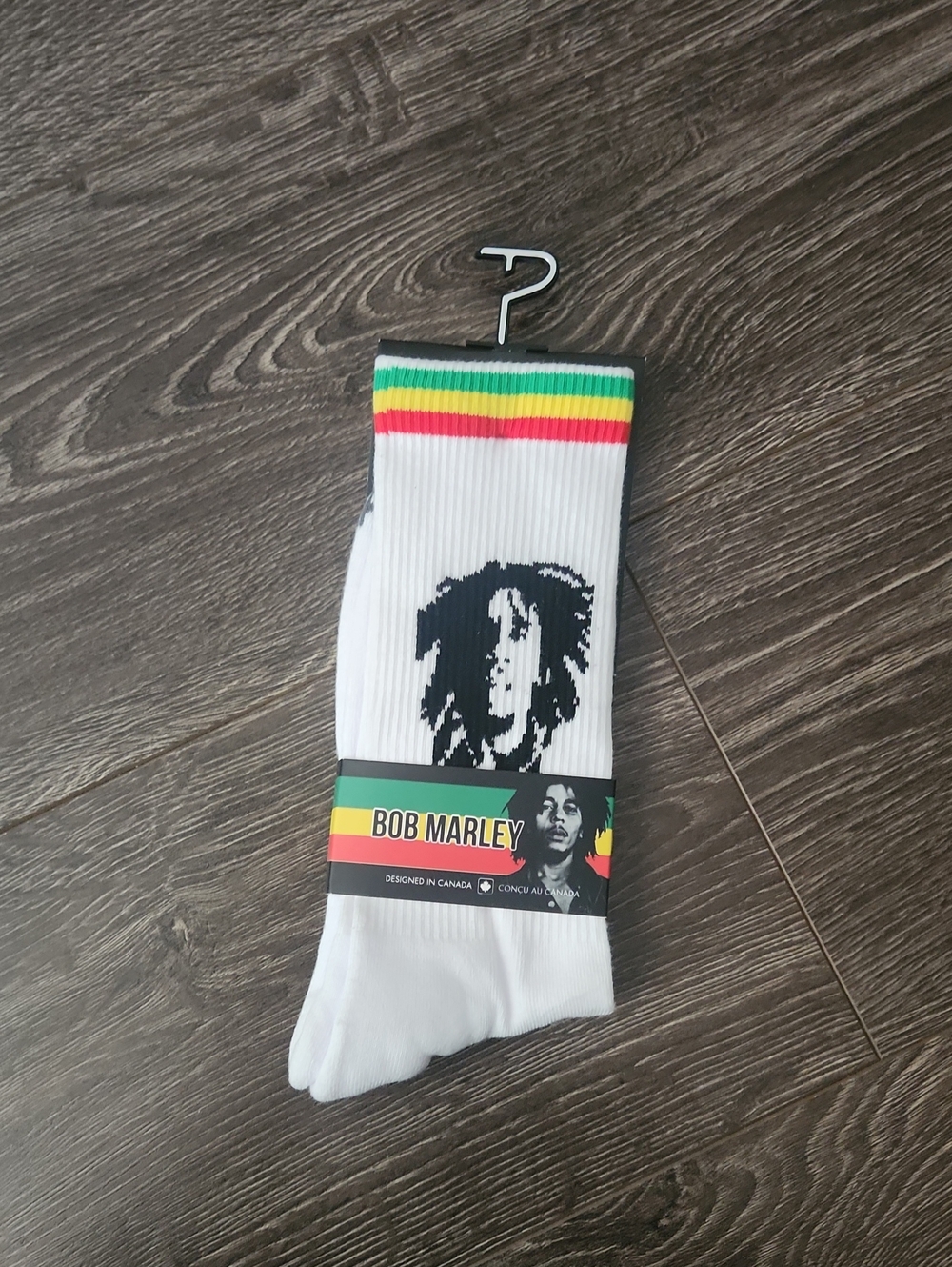 🇯🇲 Bob Marley RASTA Silhouette Socks - Premium Cotton US 7-12 BRAND NEW